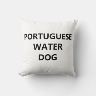 portuguese water dog name cushion