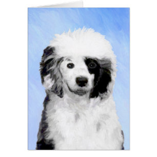 Portuguese Water Dog Painting - Original Dog Art