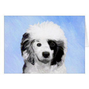 Portuguese Water Dog Painting - Original Dog Art