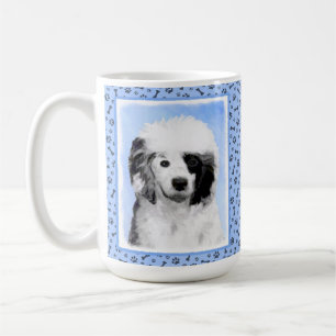 Portuguese Water Dog Painting - Original Dog Art Coffee Mug