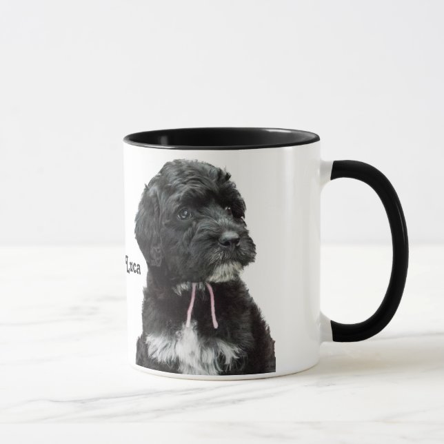 Portuguese Water Dog Puppy Mug (Right)