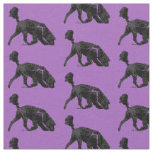 Portuguese Water Dog - Track / Scent Purple 2 inch