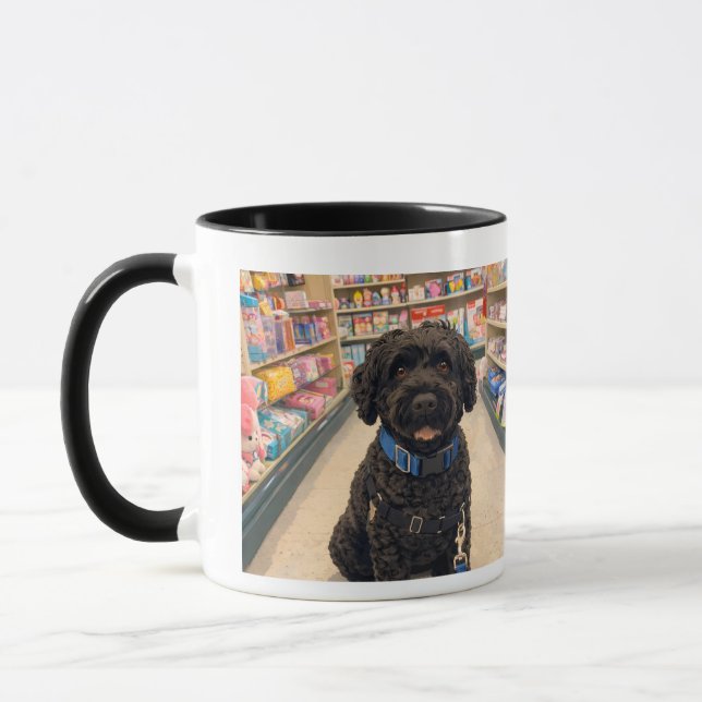 Portuguese Water Dogs Anime Coffee Mug (Left)