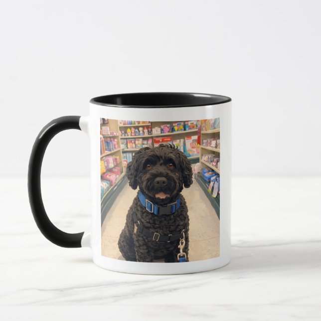 Portuguese Water Dogs Anime Coffee Mug (Left)