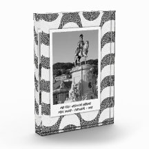 Portuguese Waves cobblestone photo frame