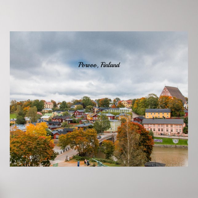 Porvoo, Finland Poster (Front)