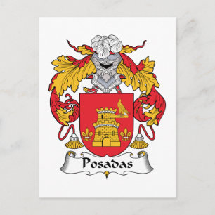 Posadas Family Crest Postcard