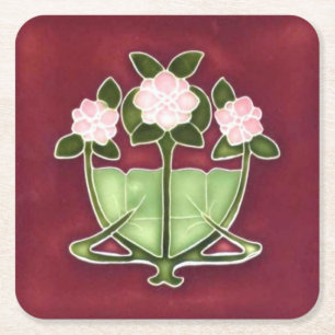 Posavasos Cuadrado De Papel Cardboard paper drink Square Paper Coaster