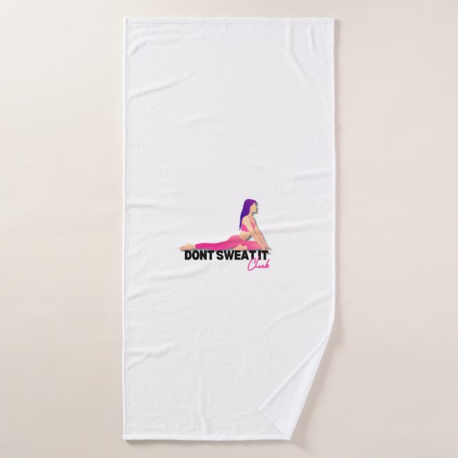 Posay Dont Sweat It Club wrorkout gym towel (Bath Towel)