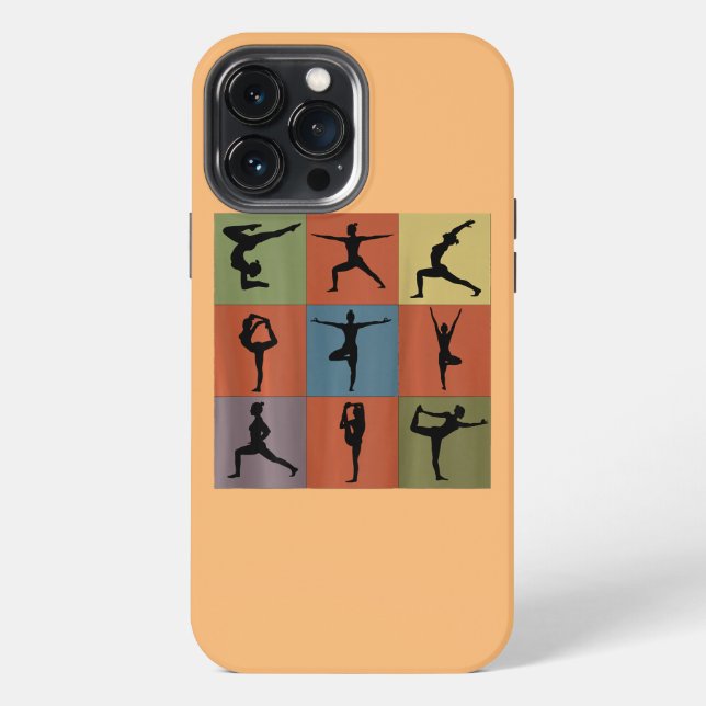 Pose Set Best Yoga Backprint  iPhone Case (Back)