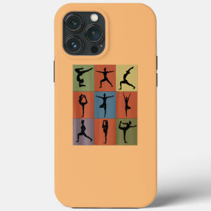 Pose Set Best Yoga Backprint iPhone 13 Pro Max Case