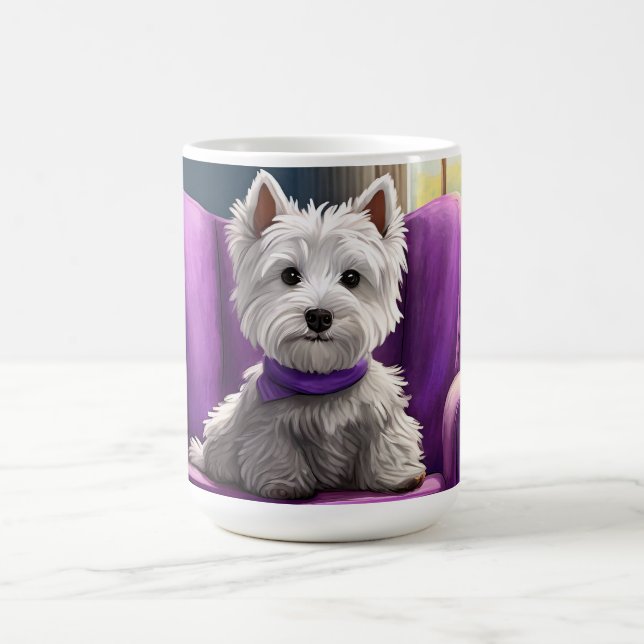 Posed on Purple Coffee Mug (Center)