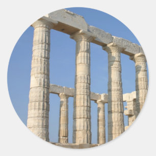 poseiden classic round sticker