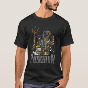 Poseidon God Of The Sea Ancient Greek Mythology T-Shirt