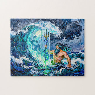 Poseidon God of the Sea Jigsaw Puzzle
