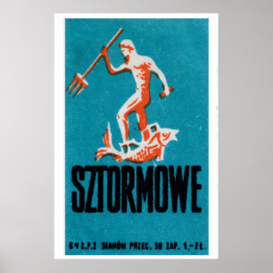 Poseidon - Matchbox Print - Czech Wall Art