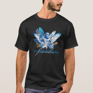 Poseidon Neptune Sea God and Surfing Greek Myths T-Shirt