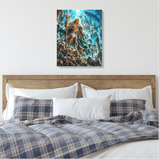 Poseidon – The Lost Kingdom of Atlantis Canvas Print
