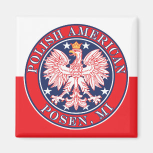 Posen Michigan Polish Eagle Magnet