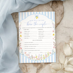 Posey How Well Do You Know The Couple Game Invitation