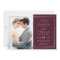 Posh Border Photo Wedding Invitation PBD