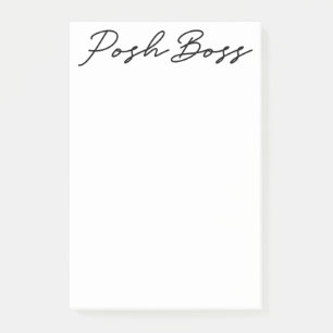 Posh Boss 4x6 Minimalist Sticky Notes