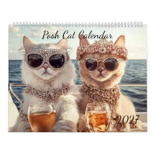 Posh Cat Calendar 2027 Cat