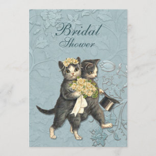 Posh Cats Bridal Shower Invitation