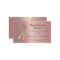 Posh Cleaning Service Metallic Rose Gold Template