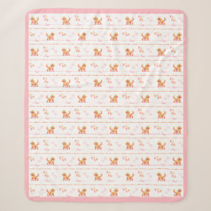 Posh Doodle Dog Love Sherpa Blanket