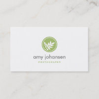 Posh Leaves Business Card