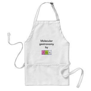 Posh periodic table name apron
