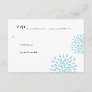 Posh Petals Twilight RSVP Card