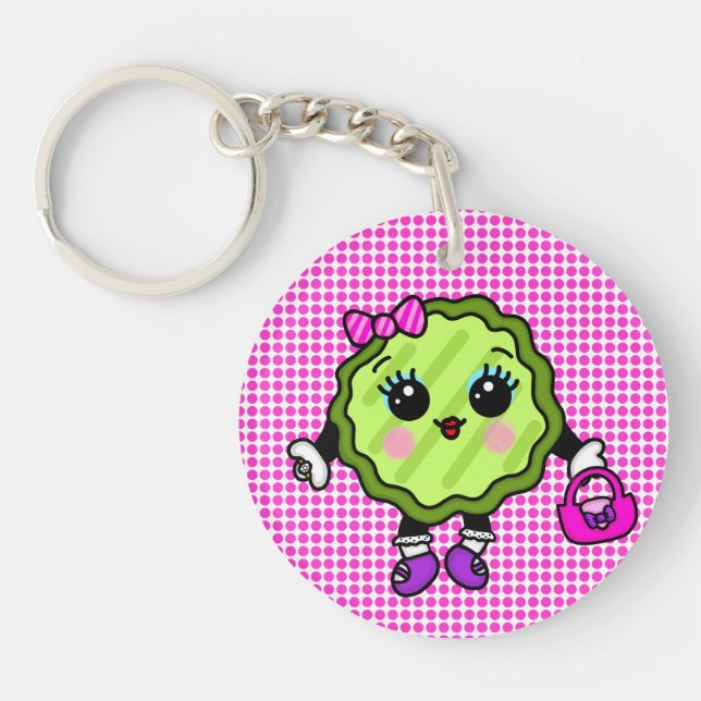 Posh Pickle | Pretty Blinged Up Key Ring (Front)