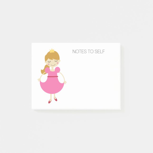 Posh Princess Post-it Notes (Front)