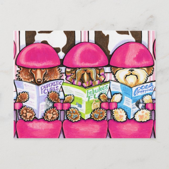Posh Pup Salon Postcard (Front)