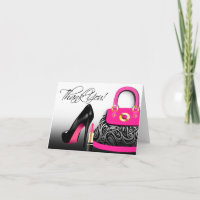 Posh Purse Thank You Note Card
