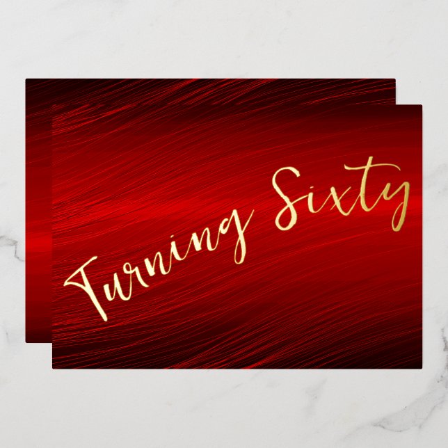 Posh Red Birthday (Front/Back)