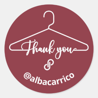 Poshmark Thank You Classic Round Sticker