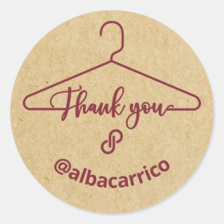 Poshmark Thank You Classic Round Sticker