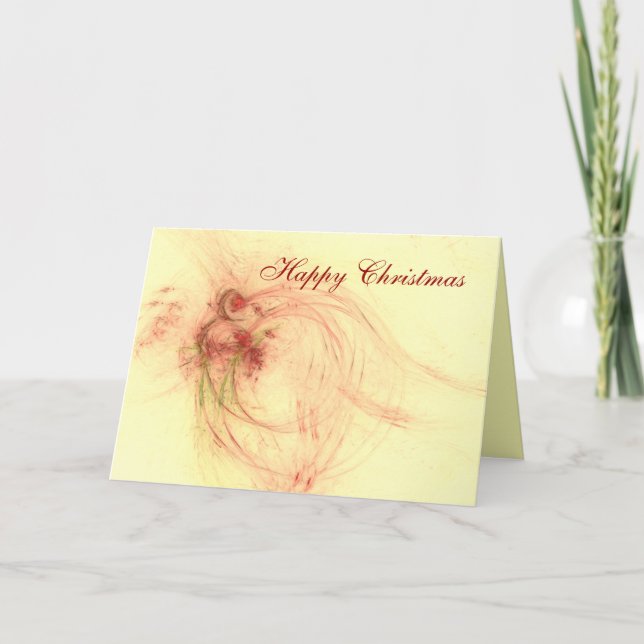 POSIES N' RIBBONS HOLIDAY CARD (Front)
