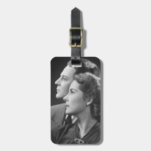 Posing Couple Luggage Tag