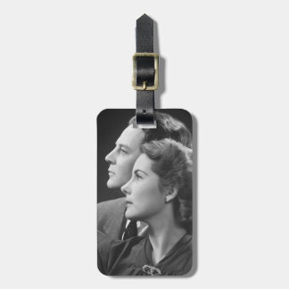 Posing Couple Luggage Tag