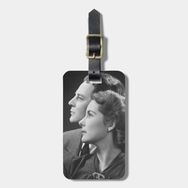 Posing Couple Luggage Tag (Front Vertical)