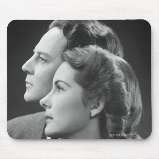 Posing Couple Mouse Mat