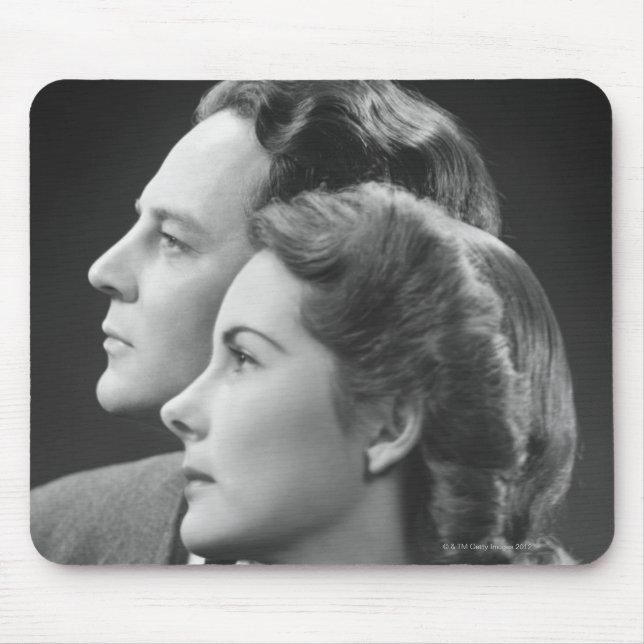Posing Couple Mouse Mat (Front)