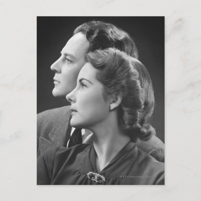 Posing Couple Postcard (Front)