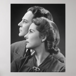 Posing Couple Poster