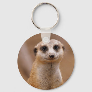 Posing Meerkat Key Ring