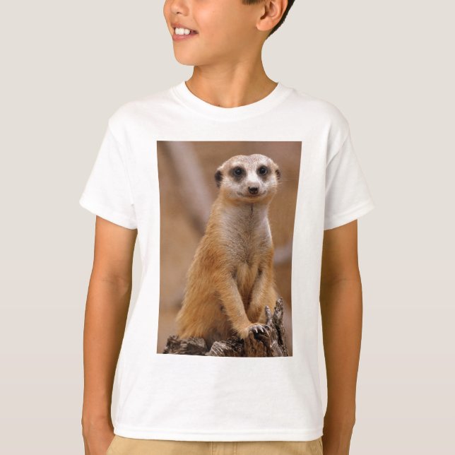 Posing Meerkat T-Shirt (Front)